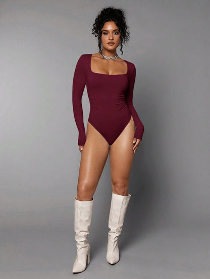 Maysa Square Neck Bodysuit