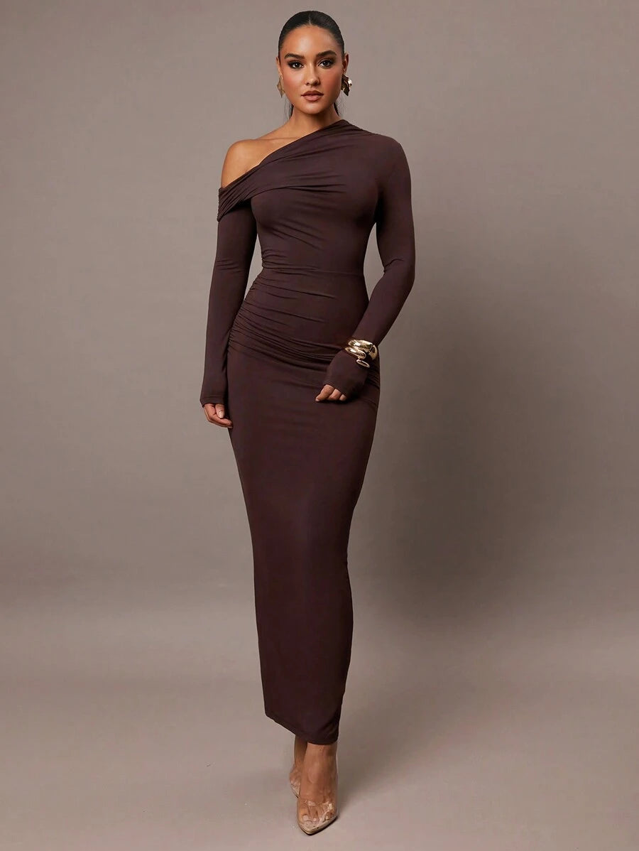 Nayla Long-Sleeve Dress