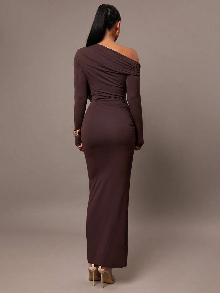 Nayla Long-Sleeve Dress