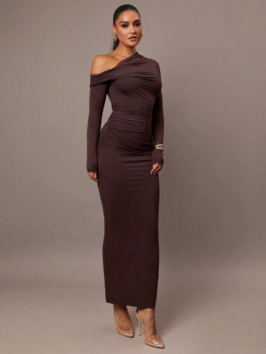 Nayla Long-Sleeve Dress