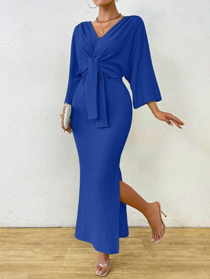 Jumanah Front-Tie Dress
