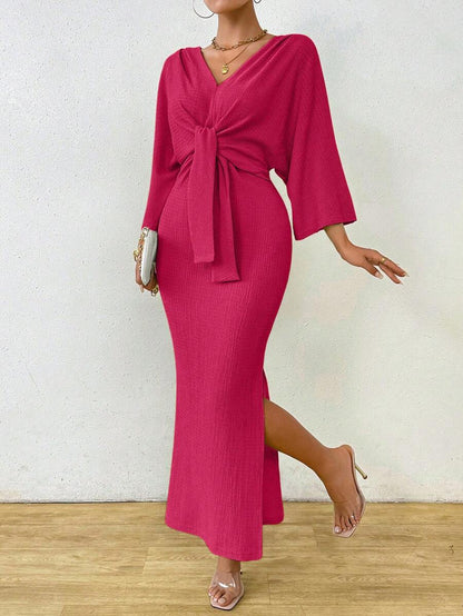Jumanah Front-Tie Dress