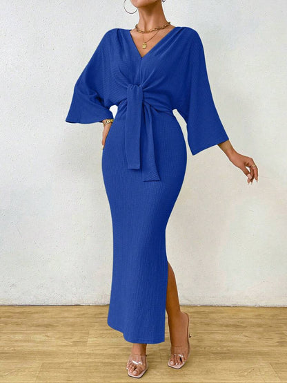Jumanah Front-Tie Dress