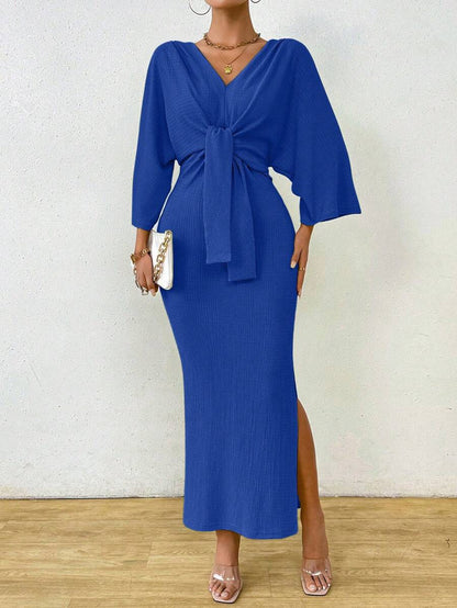 Jumanah Front-Tie Dress