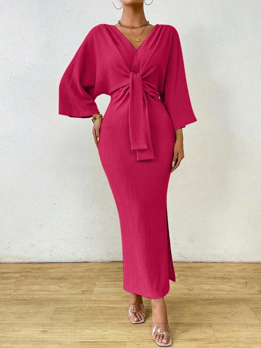 Jumanah Front-Tie Dress