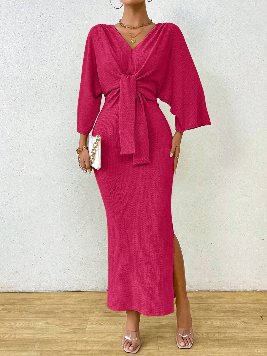 Jumanah Front-Tie Dress