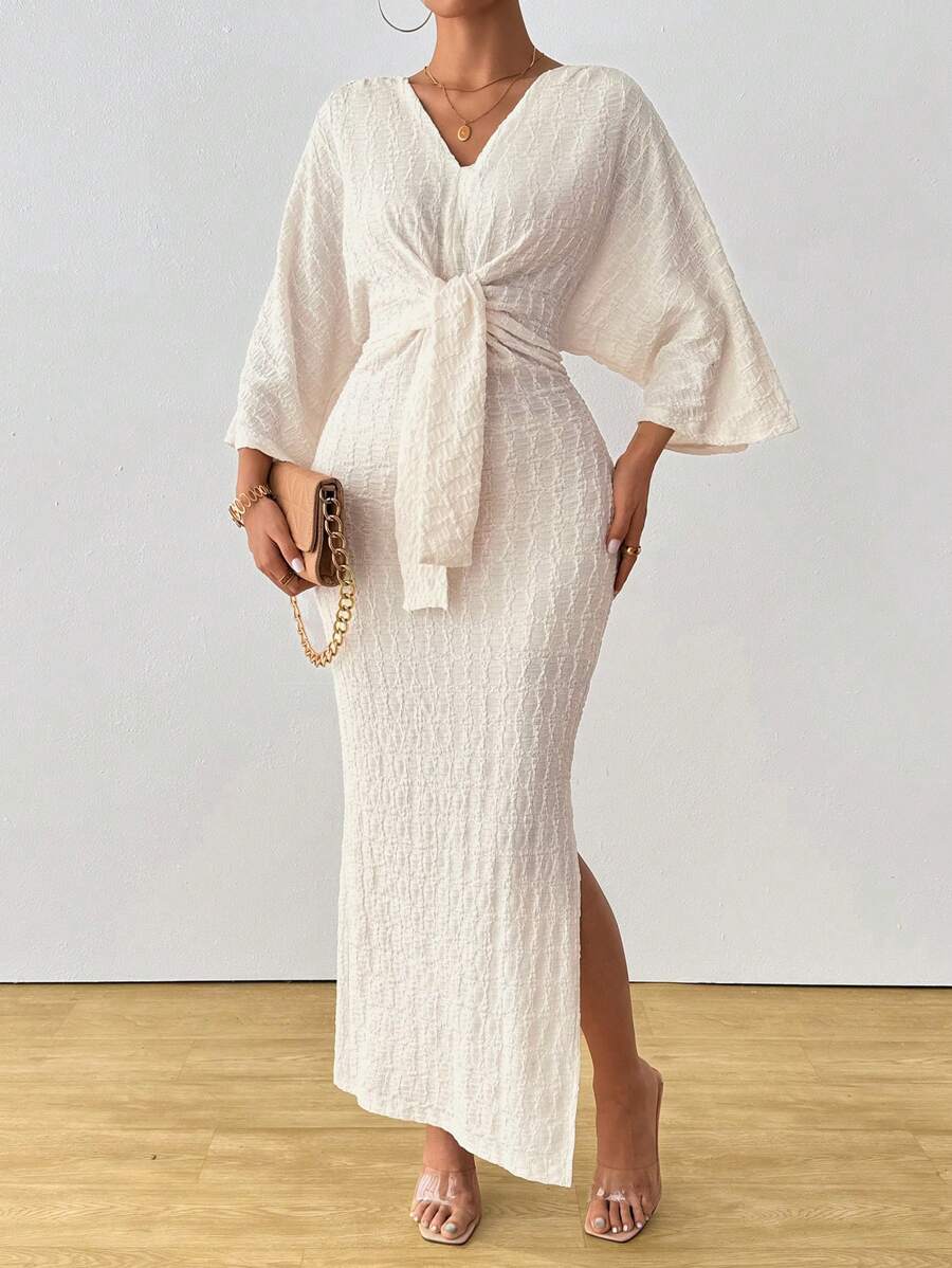 Jumanah Front-Tie Dress