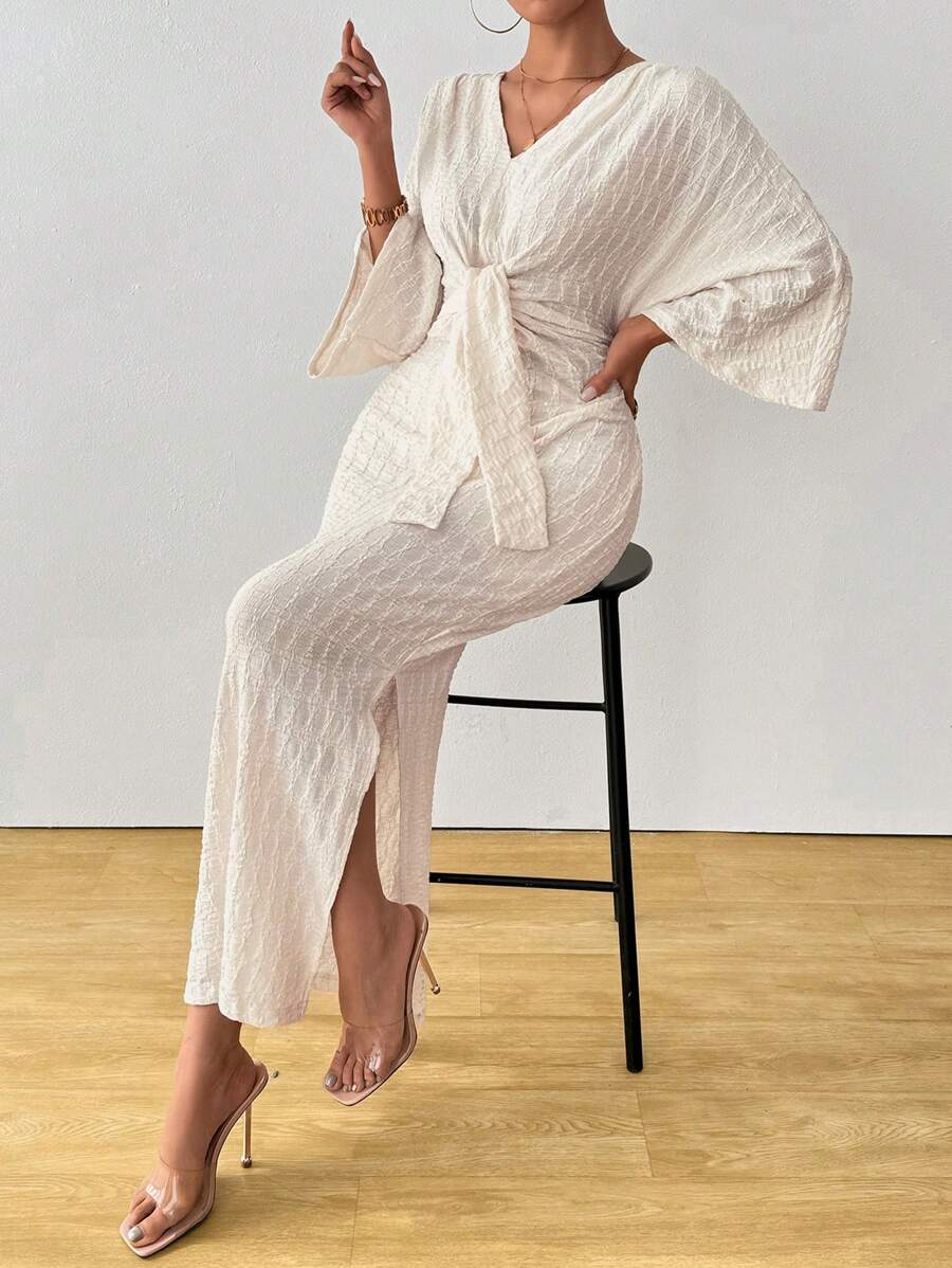 Jumanah Front-Tie Dress