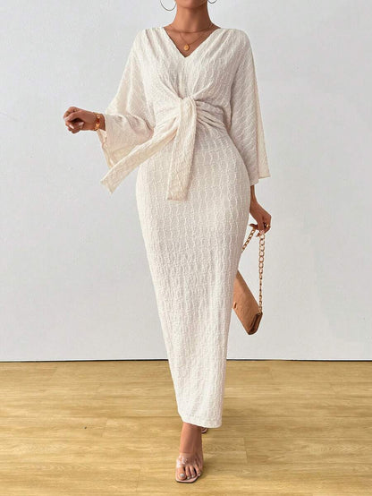 Jumanah Front-Tie Dress