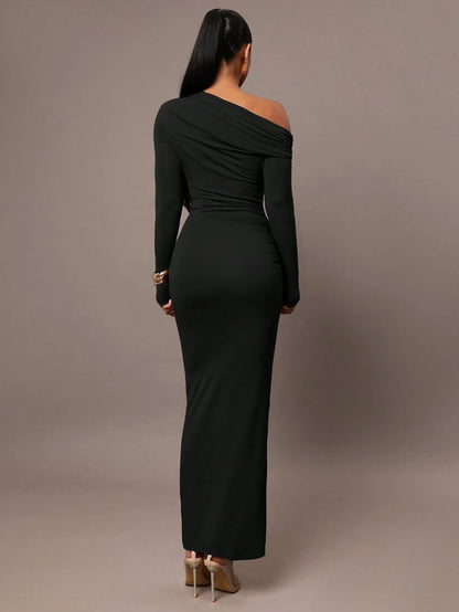 Nayla Long-Sleeve Dress