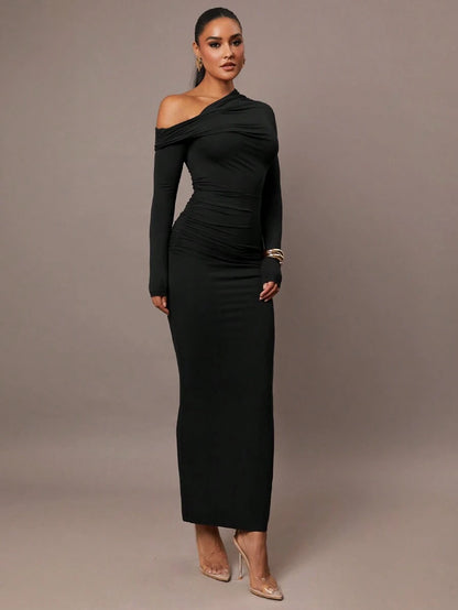 Nayla Long-Sleeve Dress