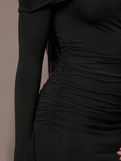 Nayla Long-Sleeve Dress