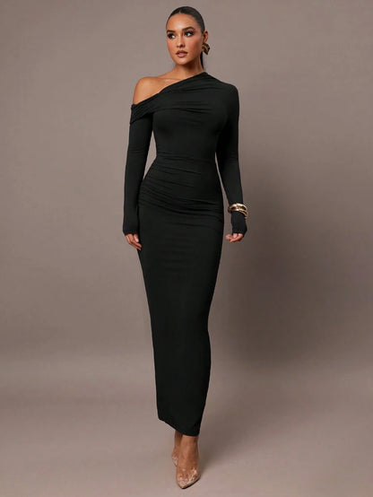 Nayla Long-Sleeve Dress