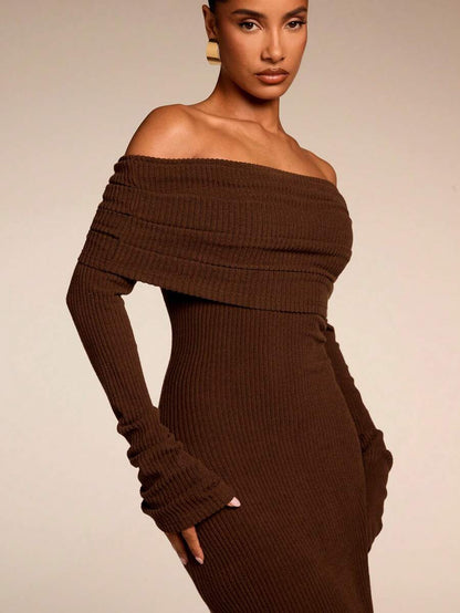 Anisa Off-Shoulder Dress