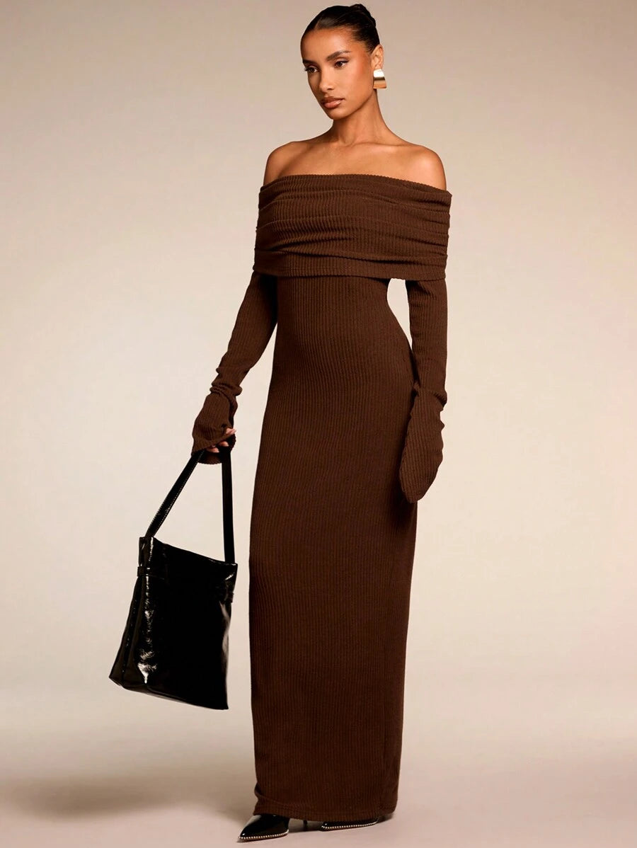 Anisa Off-Shoulder Dress