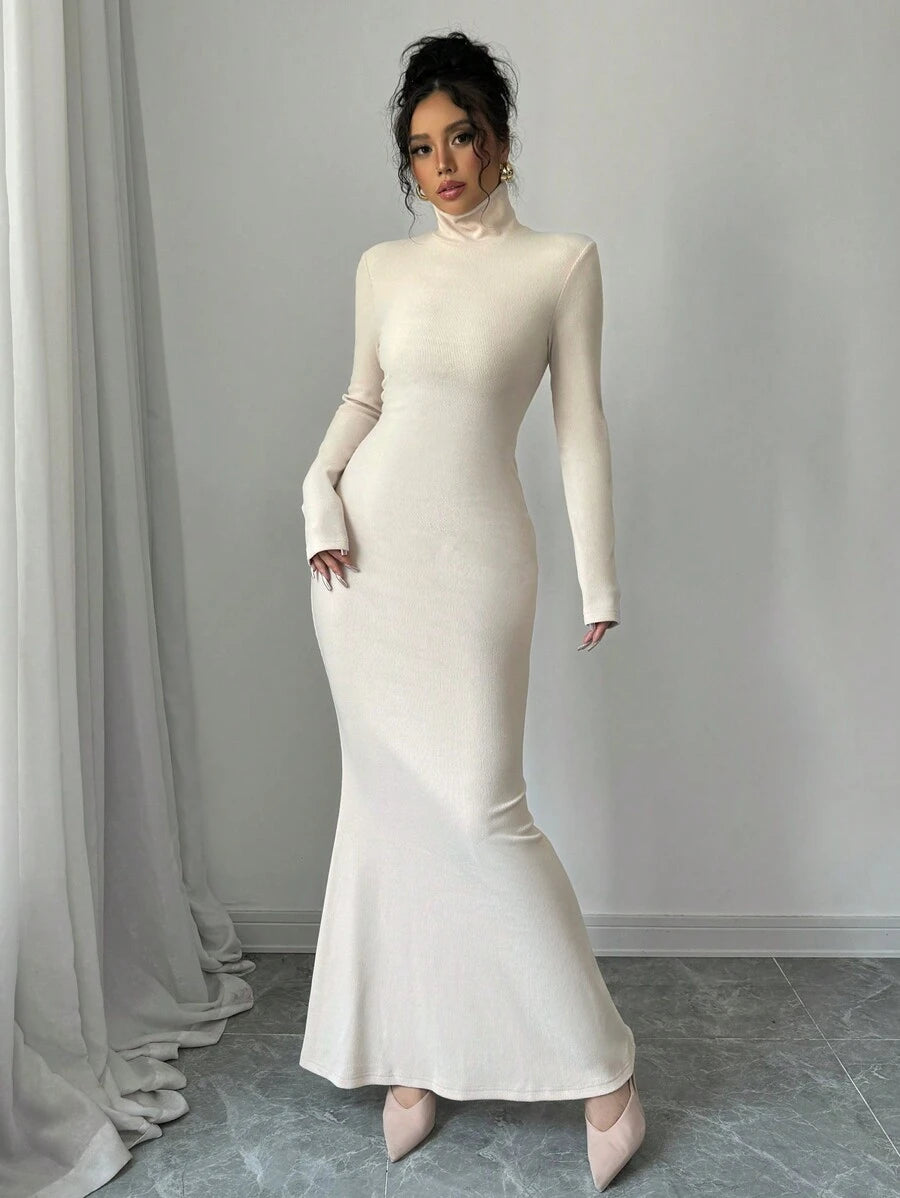 Malika High Neck Dress Set