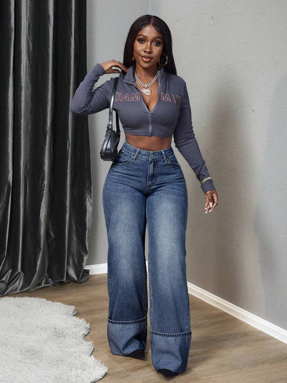Faye Straight-Leg Jeans