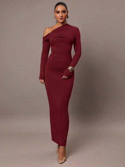 Nayla Long-Sleeve Dress