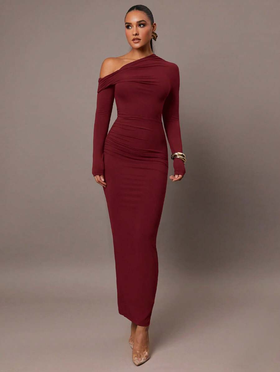 Nayla Long-Sleeve Dress