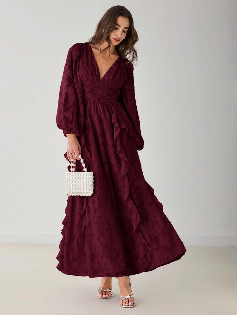 Karen Ruffled Dress