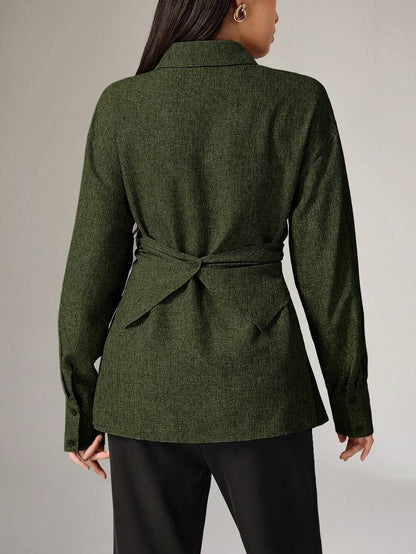 Yara Button-Back Office Shirt
