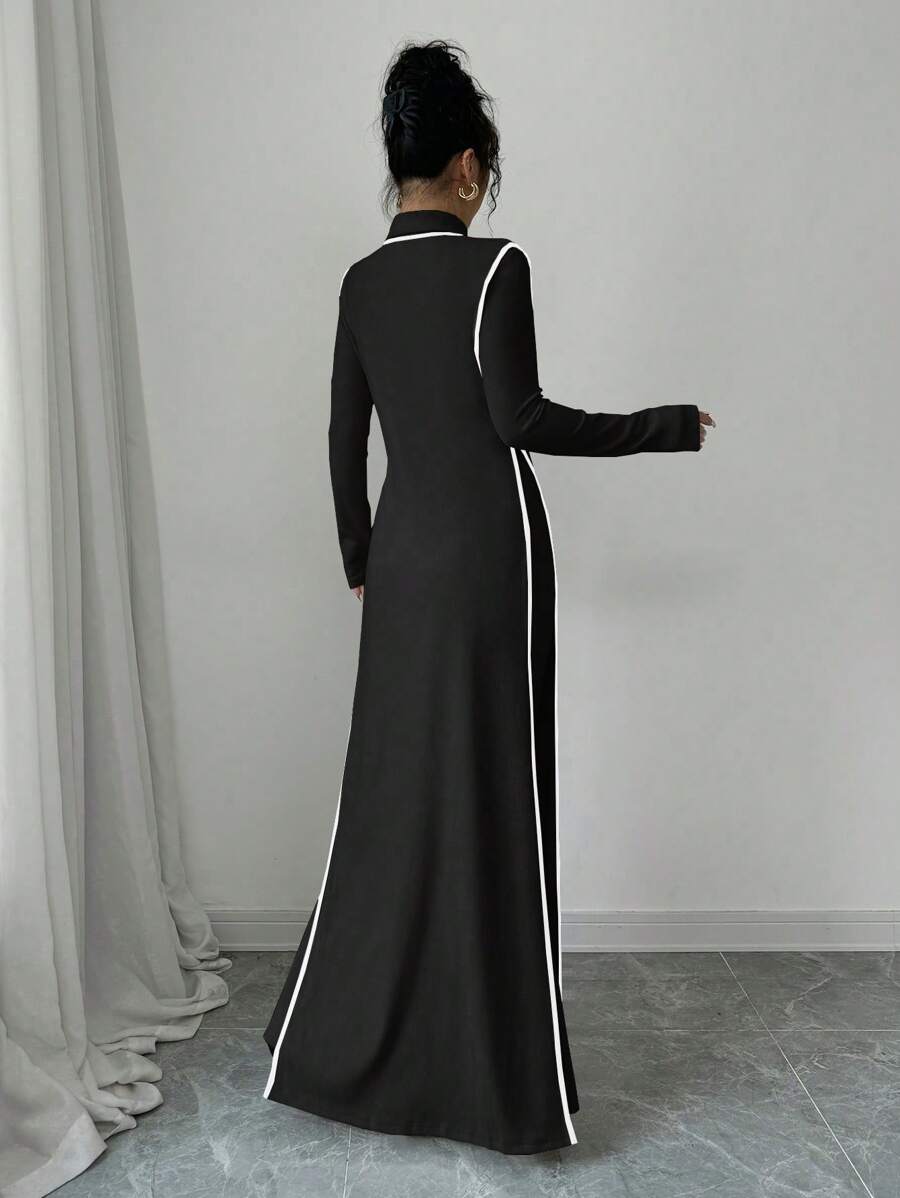 Malika High Neck Dress Set