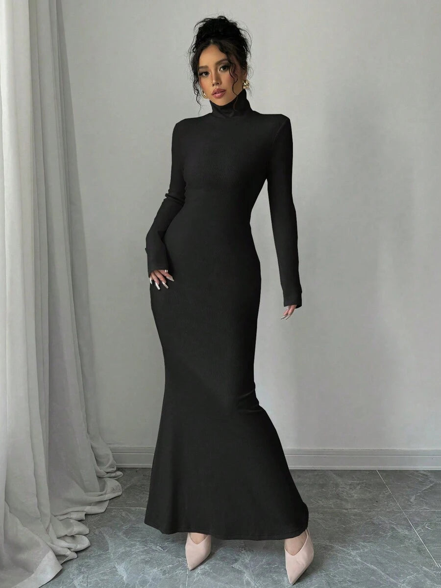 Malika High Neck Dress Set