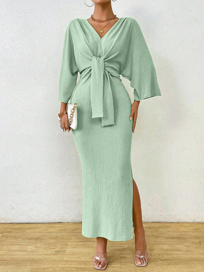 Jumanah Front-Tie Dress