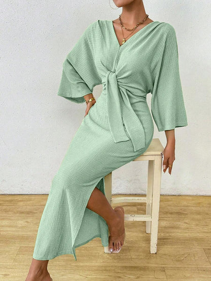 Jumanah Front-Tie Dress