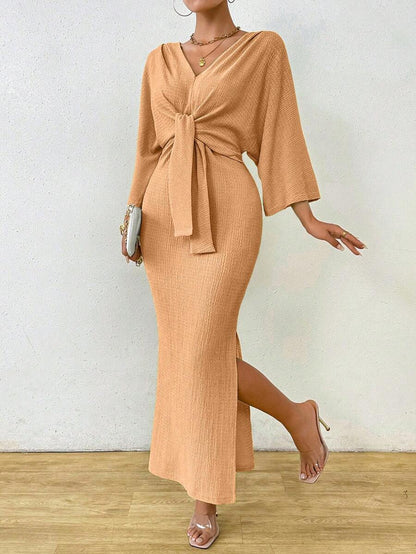 Jumanah Front-Tie Dress