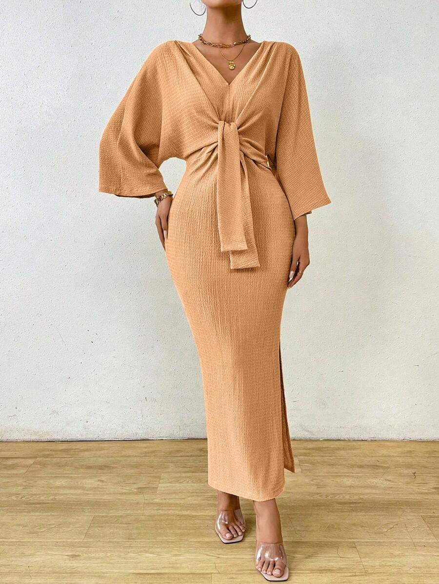 Jumanah Front-Tie Dress