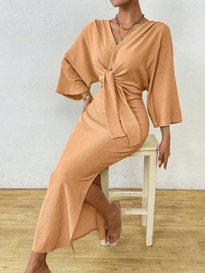 Jumanah Front-Tie Dress