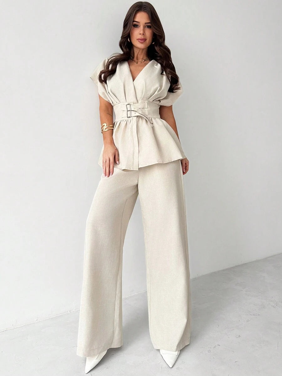 Calia Belted Pant Set