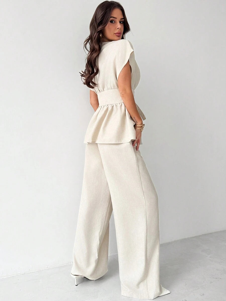 Calia Belted Pant Set