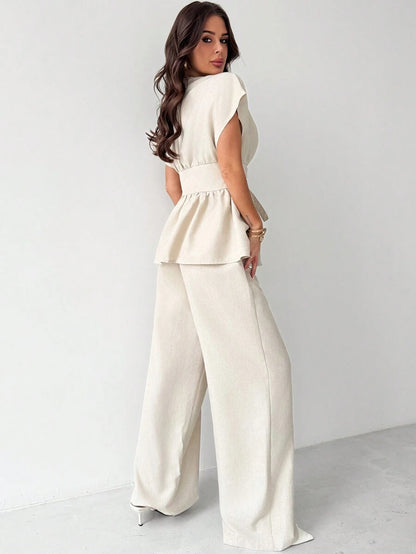 Calia Belted Pant Set