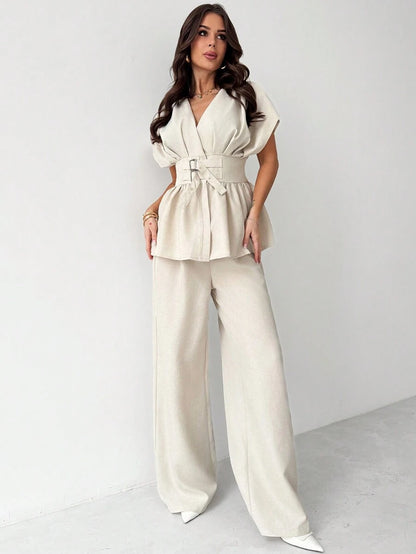 Calia Belted Pant Set
