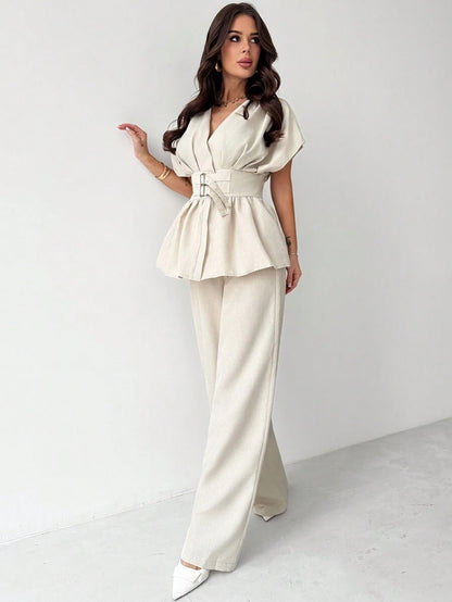Calia Belted Pant Set