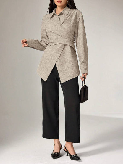 Yara Button-Back Office Shirt