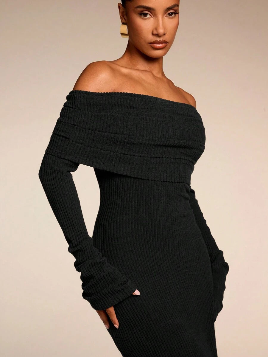 Anisa Off-Shoulder Dress