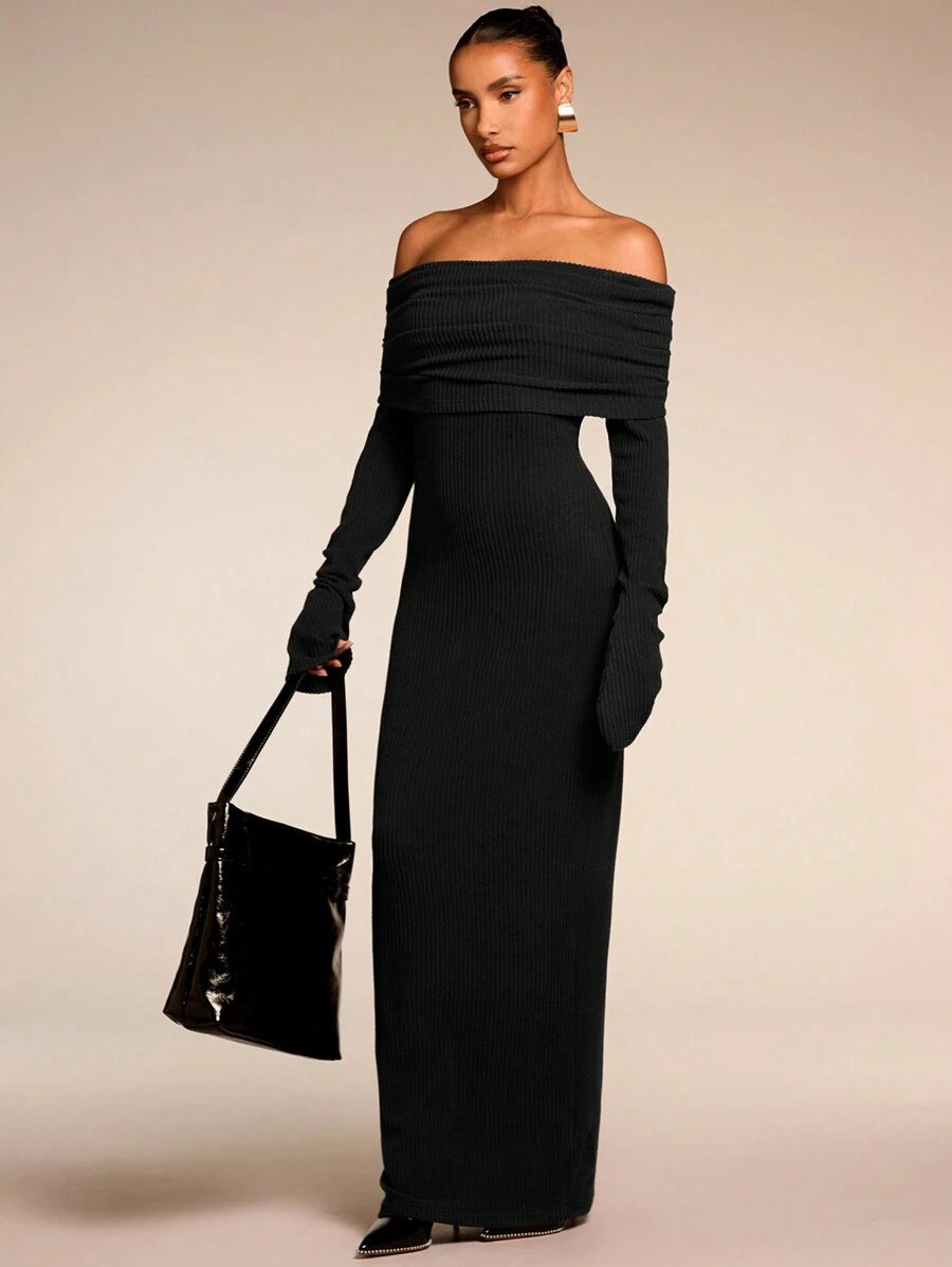 Anisa Off-Shoulder Dress