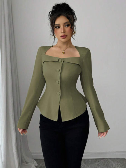 Zoidal Collar Button Down