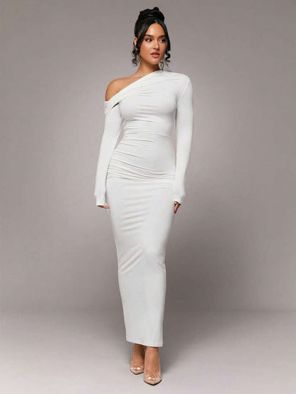 Nayla Long-Sleeve Dress