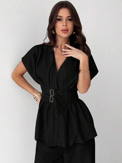 Calia Belted Pant Set