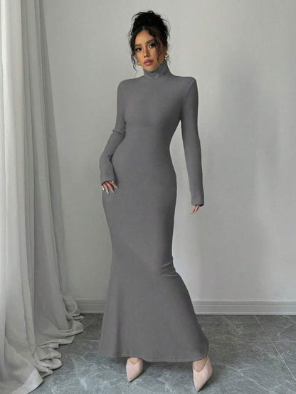 Malika High Neck Dress Set