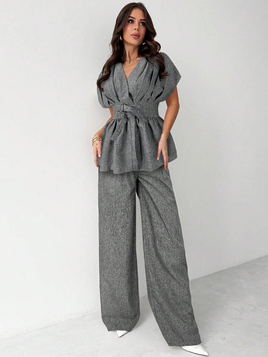 Calia Belted Pant Set