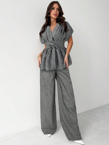 Calia Belted Pant Set