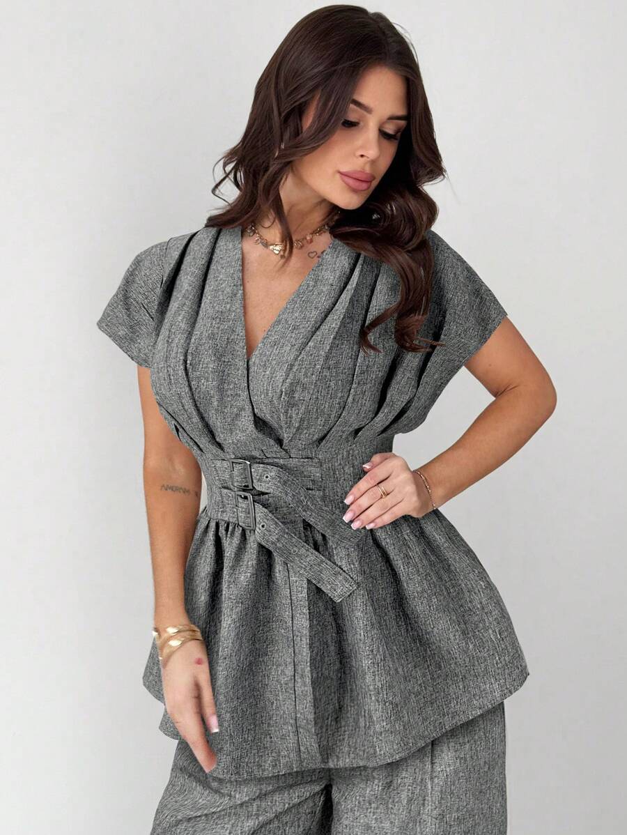 Calia Belted Pant Set