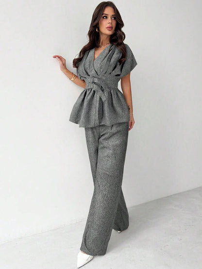 Calia Belted Pant Set