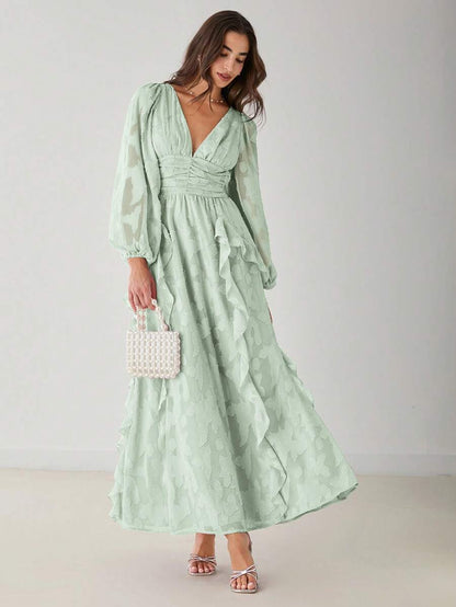 Karen Ruffled Dress