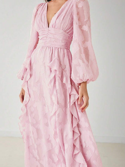 Karen Ruffled Dress